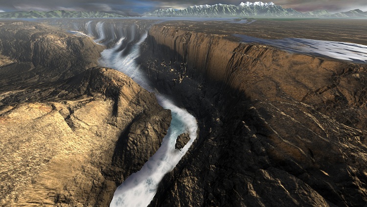 凱庫拉海底大峽谷模擬圖