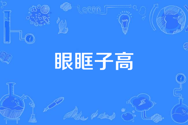眼眶子高