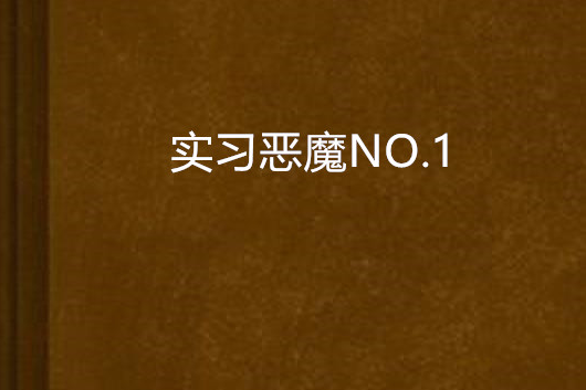 實習惡魔NO.1 實習惡魔NO.1