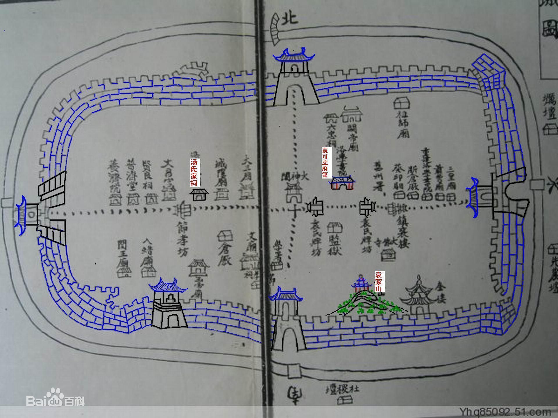 睢州舊城遺址圖