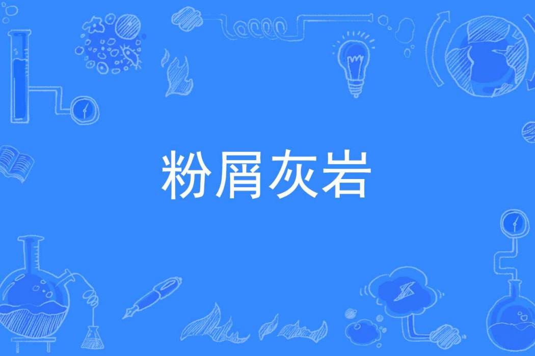 粉屑灰岩 粉屑灰岩
