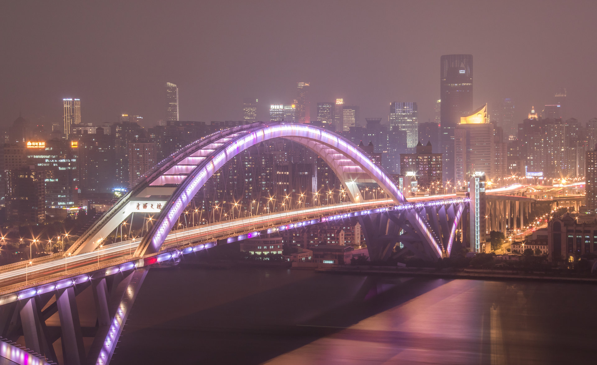 盧浦大橋在施工設計上採用了三維實體建模虛擬建造技術