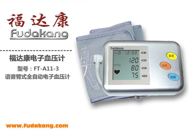 臂式語音電子血壓計