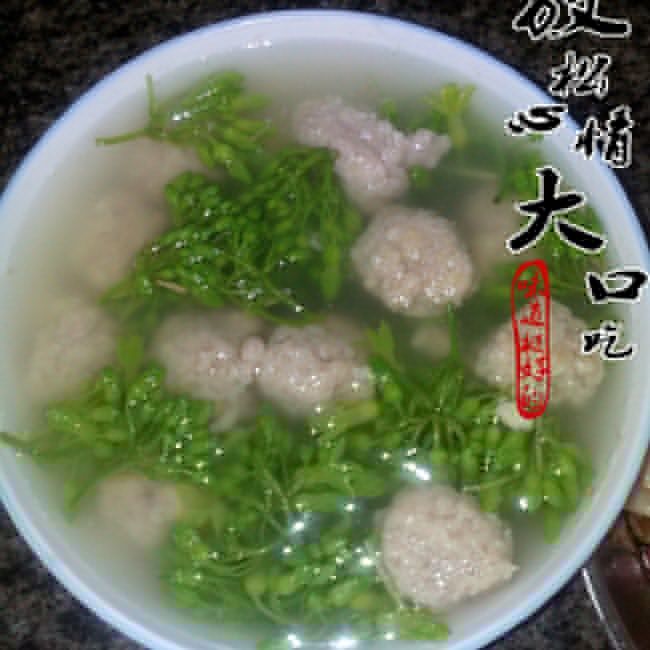 夜蘭花肉丸湯 夜蘭花肉丸湯