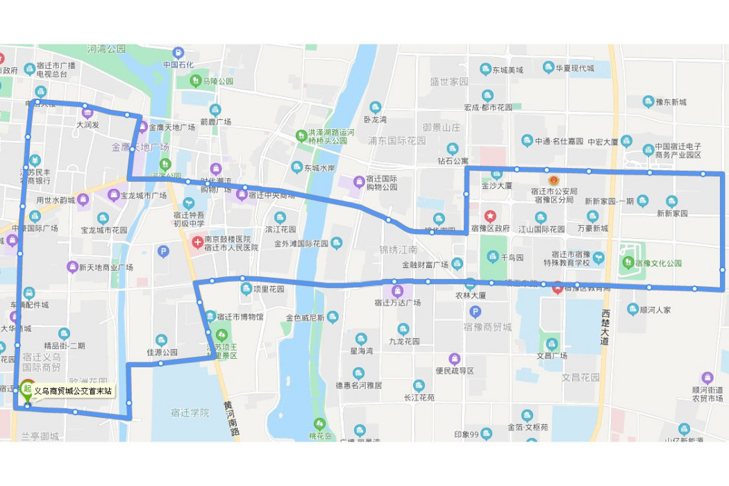 宿遷公交Y2路 宿遷公交Y2路
