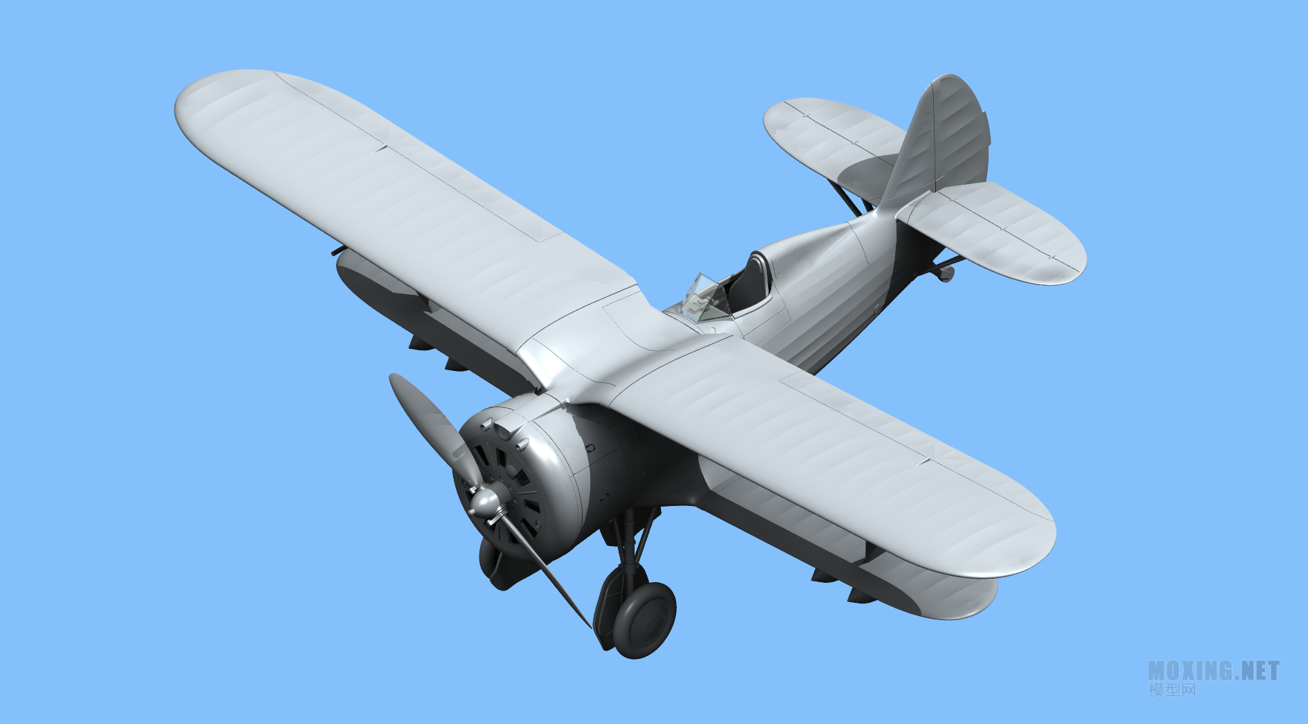 伊-153戰鬥機3D模擬圖