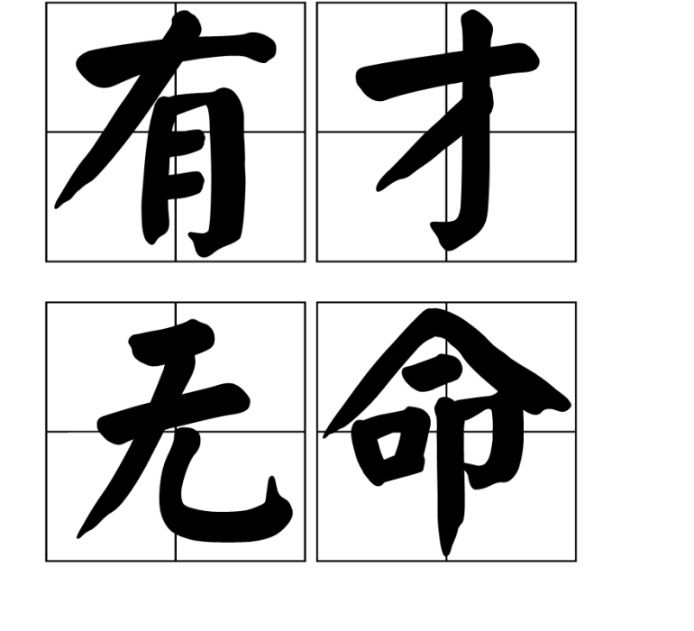 有才無命 有才無命