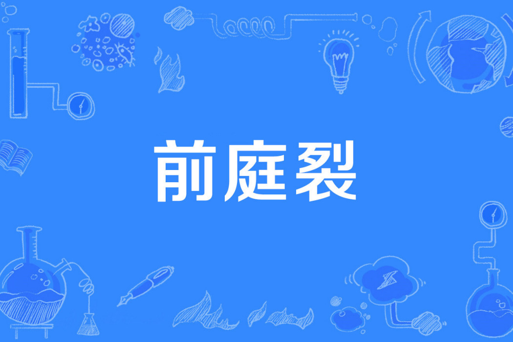 前庭裂 前庭裂
