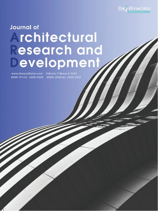 Journal of Architectural Research and Development Journal of Architectural Research and Development