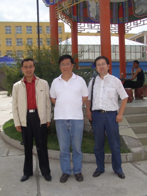 敏彥文、雷達、徐兆壽在甘南藏區