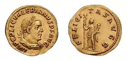 瓦勒利安在位時發行的金幣