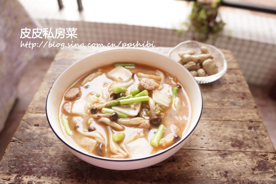 泡菜湯年糕 泡菜湯年糕