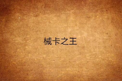 械卡之王 械卡之王