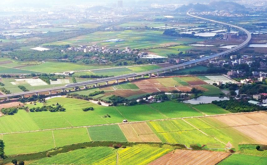 廣惠城際鐵路市郊景觀