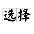 選擇(詞語) 選擇(詞語)