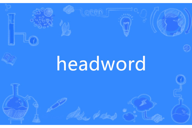 headword headword