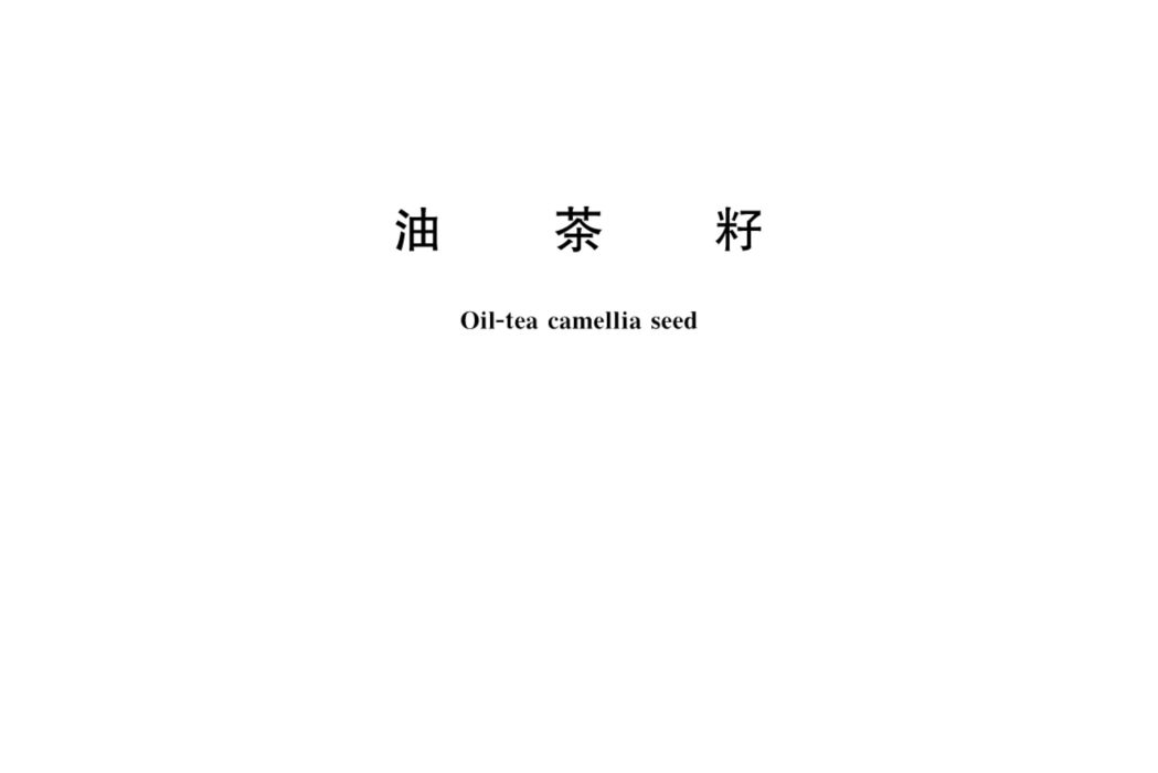 油茶籽 油茶籽