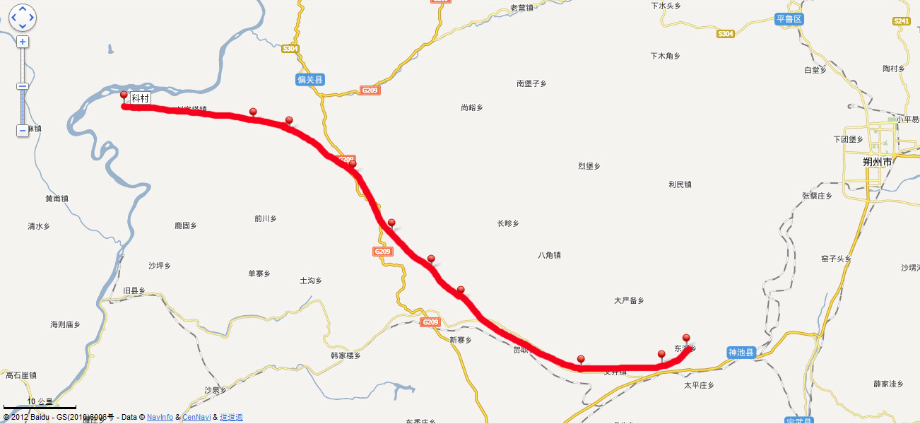 神河高速公路路線圖