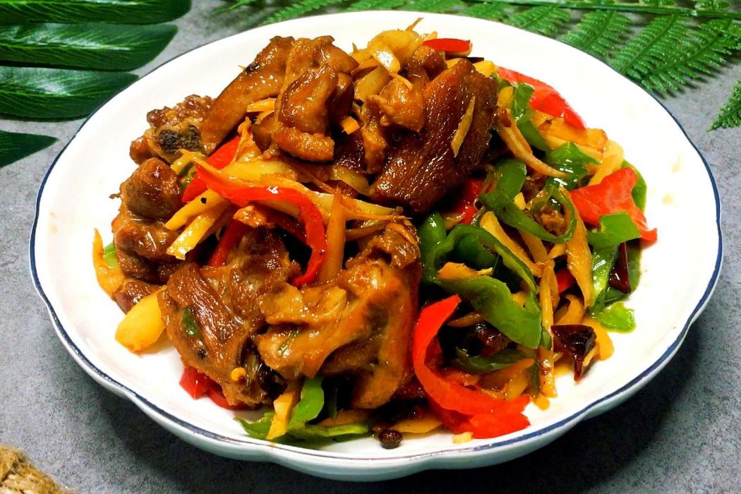 杭椒炒鴨肉 杭椒炒鴨肉
