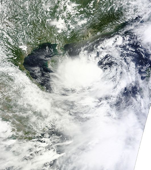 2013年第5號熱帶風暴“貝碧嘉”衛星雲圖