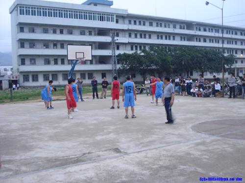 學校籃球比賽現場