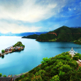 瀘沽湖(四川省鹽源縣與雲南省寧蒗縣界湖) 瀘沽湖(四川省鹽源縣與雲南省寧蒗縣界湖)