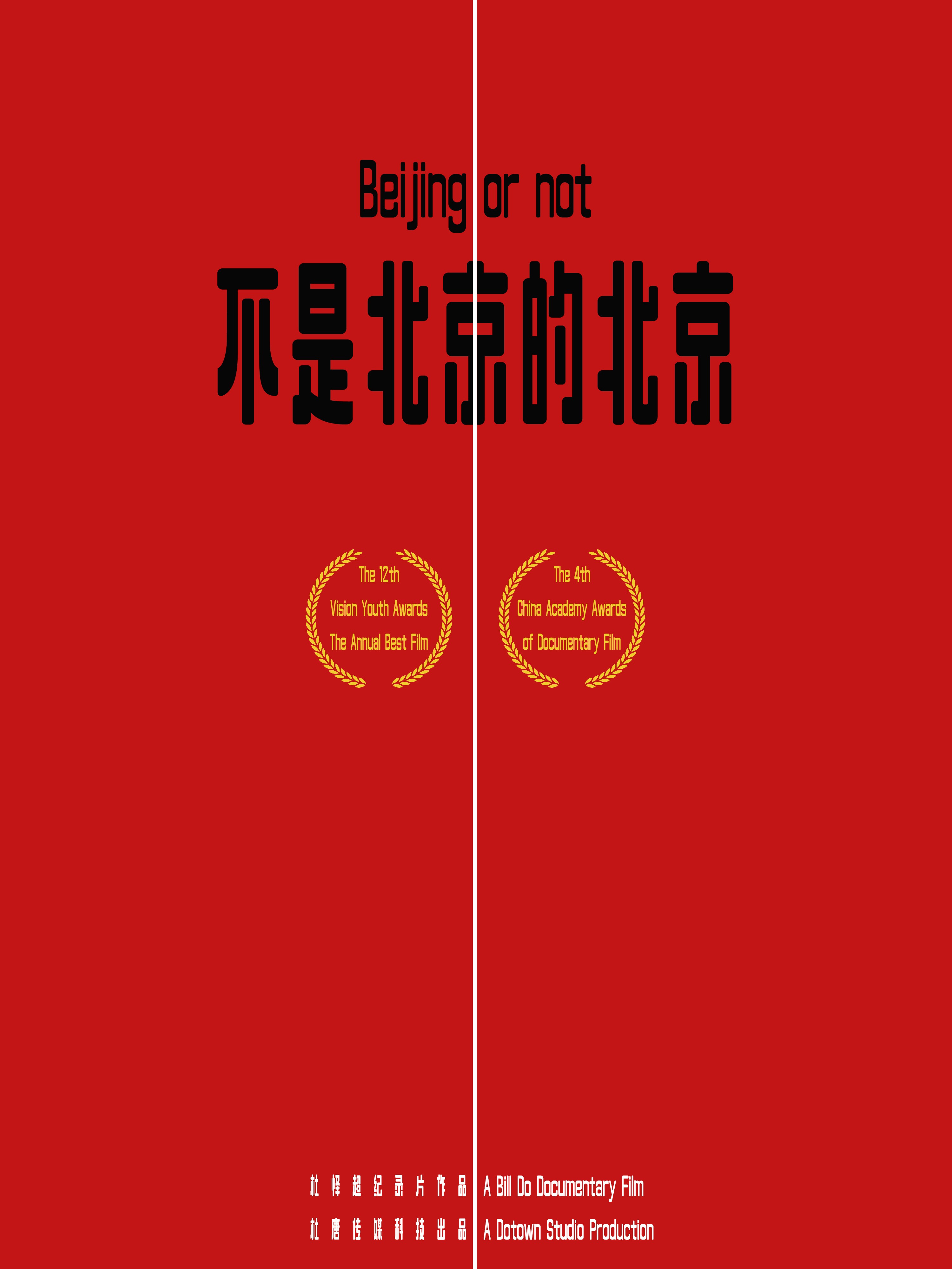 《不是北京的北京》國際獲獎海報