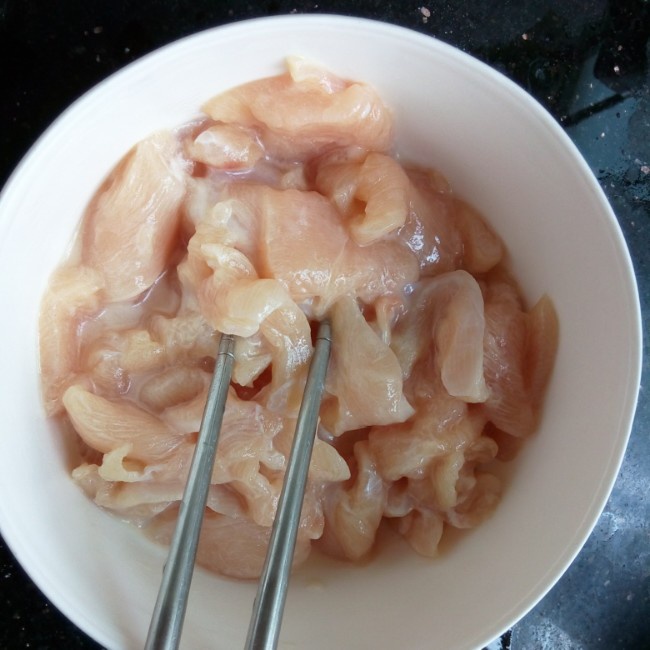 杏鮑菇炒雞胸肉