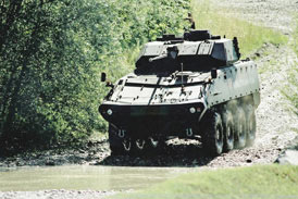 瑞士增強型鋸脂鯉輪式裝甲車