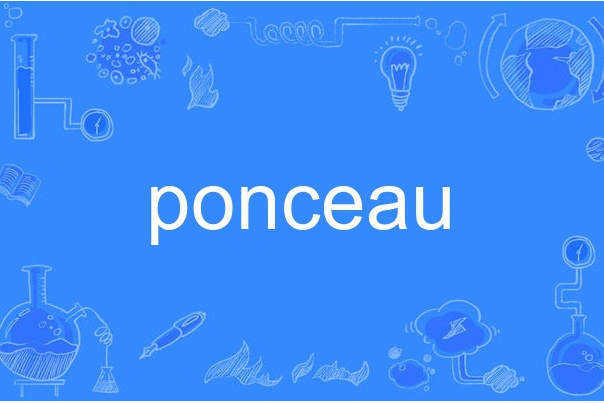 ponceau ponceau