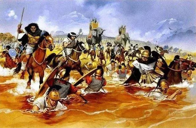 大量羅馬潰兵淹死在特拉西梅諾湖中
