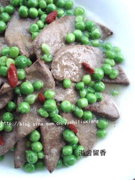 青豆枸杞肝 青豆枸杞肝