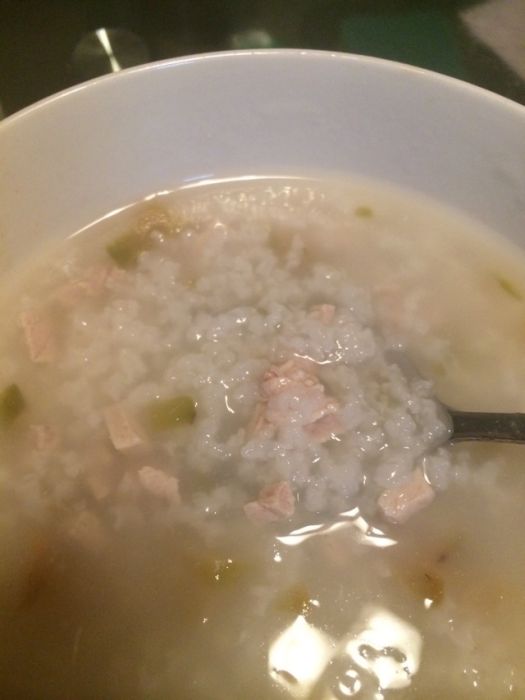 肉絲粥 肉絲粥