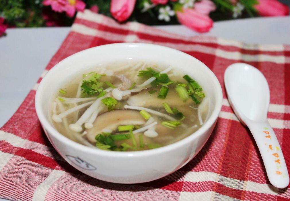 肉片野菌羹 肉片野菌羹