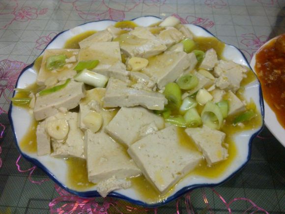大蔥炒豆腐