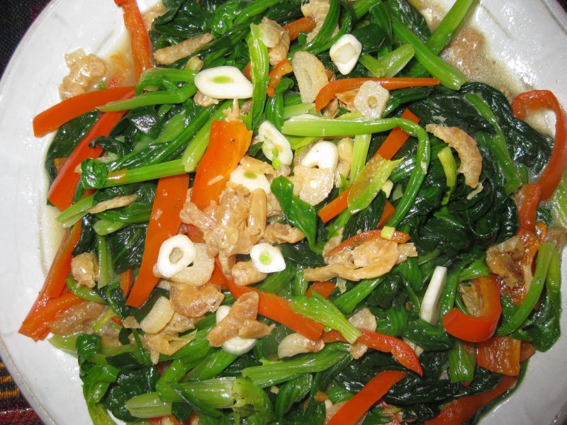 蝦米拌菠菜