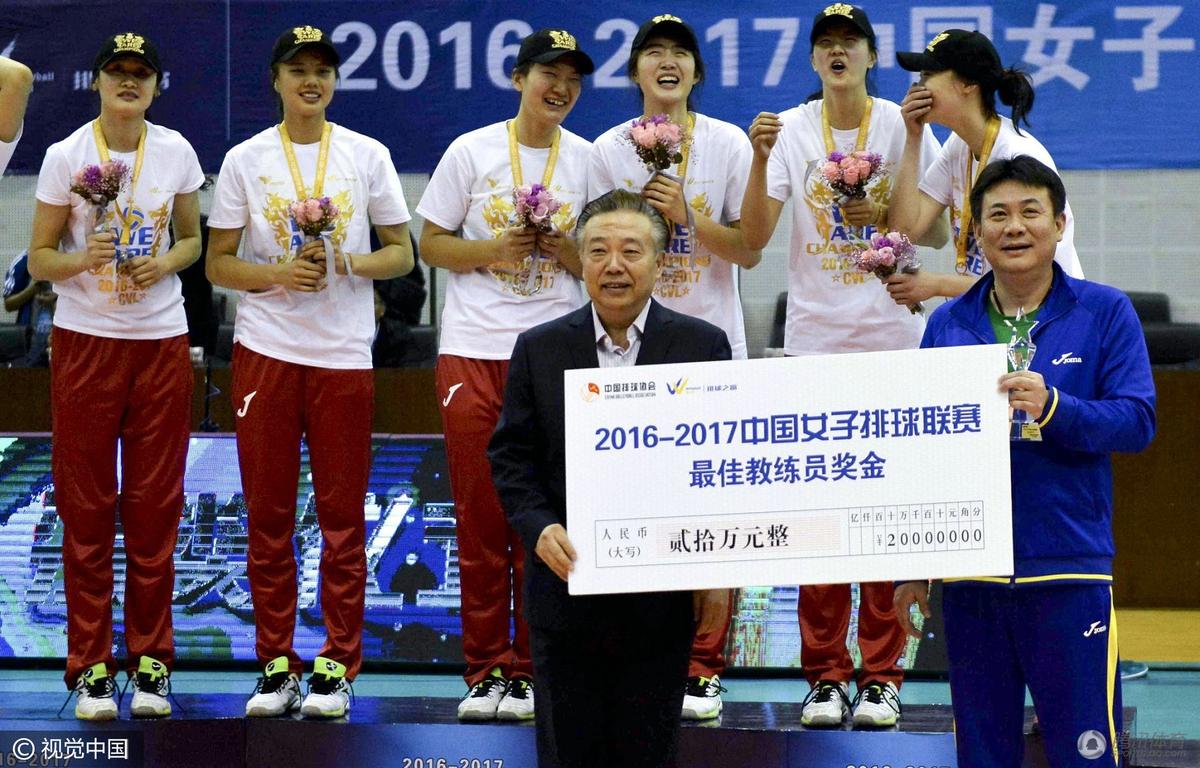 蔡斌收穫聯賽最佳教練得20萬獎金