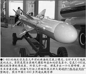 反潛飛彈 C-803反潛飛彈