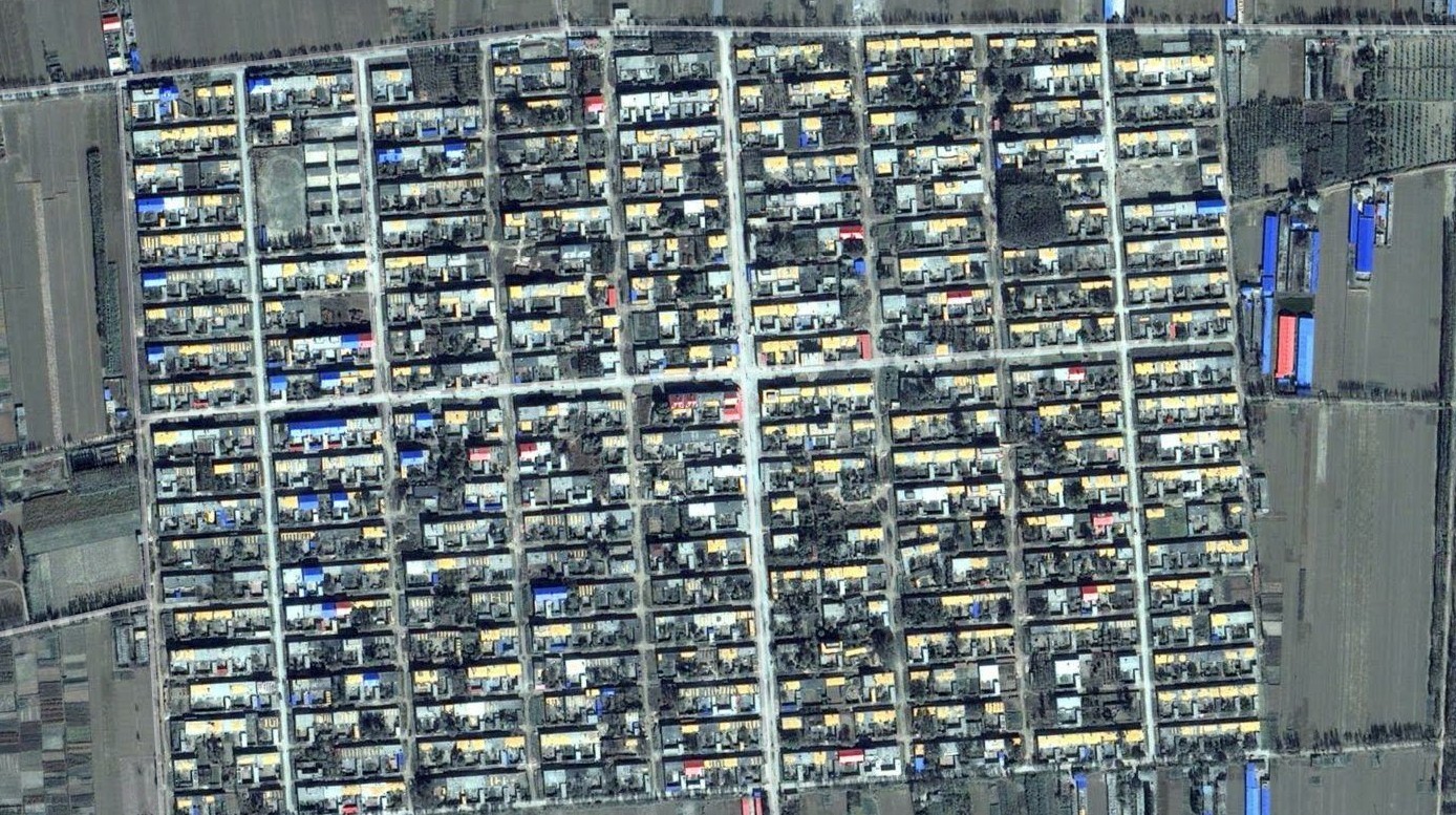 谷歌衛星地圖呂家莊村
