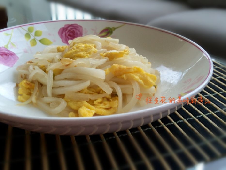 蘿蔔絲炒蛋 蘿蔔絲炒蛋