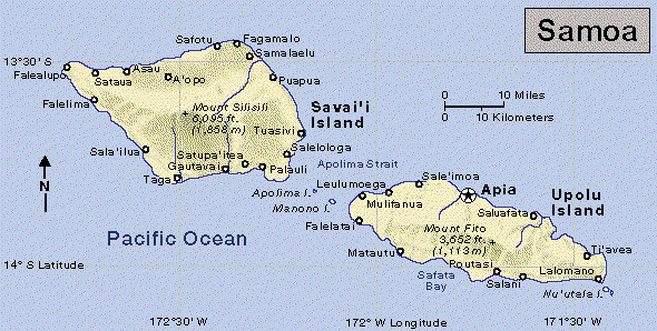 薩瓦伊島位置