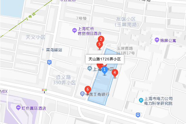 天山路1726弄 天山路1726弄