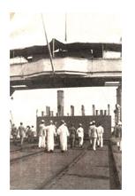 中國1933年首次出現火車輪渡