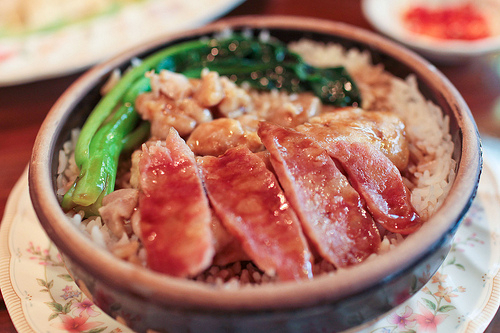 煲臘腸雞飯 煲臘腸雞飯