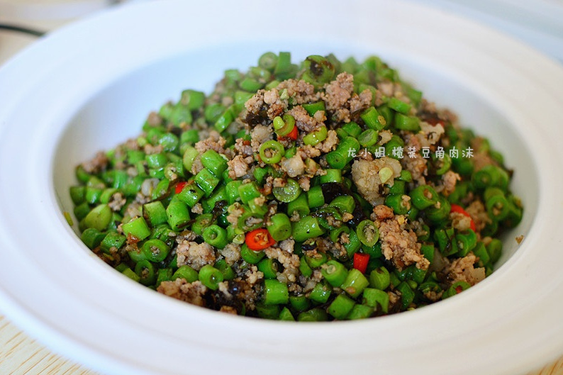欖菜豆角肉沫 欖菜豆角肉沫