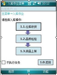 PDA入庫界面