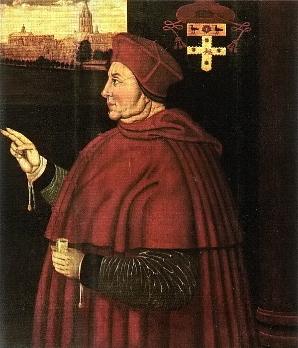 倫敦條約(1518)的主要設計者，紅衣主教沃爾西