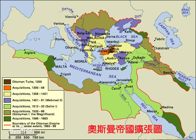 奧斯曼帝國的擴張