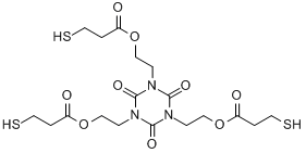 3-巰基丙酸-[2,4,6-三氧代-1,3,5-三嗪-1,3,5(2H,4H,6H)-次基]三-2,1-乙二醇酯