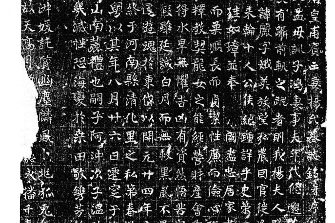 楊麗墓誌 楊麗墓誌